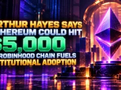 Arthur Hayes Says Ethereum Could Hit $5,000 as Robinhood Chain Fuels Institutional Adoption