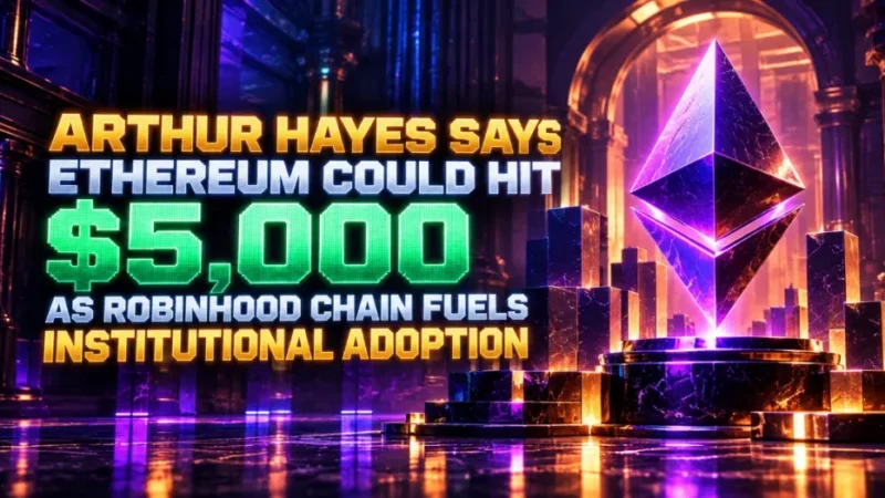 Arthur Hayes Says Ethereum Could Hit $5,000 as Robinhood Chain Fuels Institutional Adoption