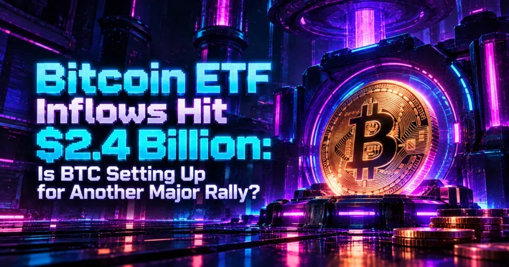 Bitcoin ETF Inflows Hit $2.4 Billion: Is BTC Setting Up for Another Major Rally?