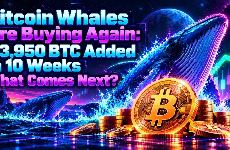 Bitcoin Whales Are Buying Again: 113,950 BTC Added in 10 Weeks — What Comes Next?
