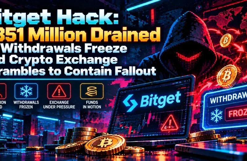Bitget Hack: $351 Million Drained as Withdrawals Freeze and Crypto Exchange Scrambles to Contain Fallout