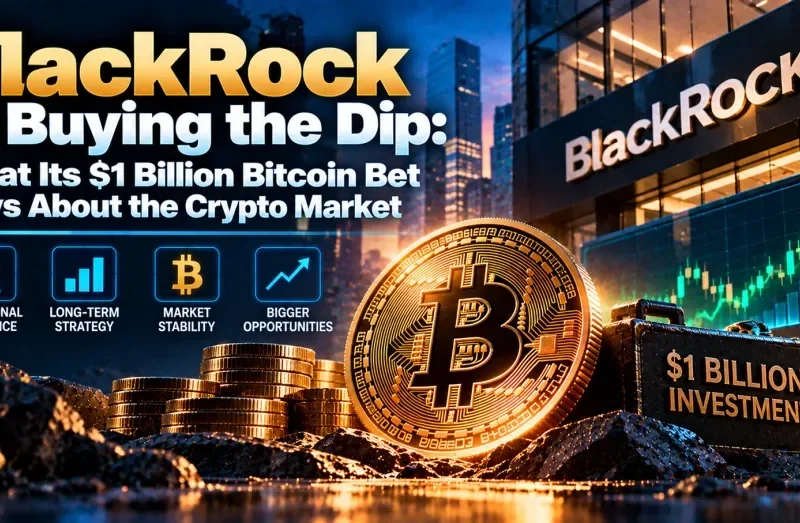 BlackRock Is Buying the Dip: What Its $1 Billion Bitcoin Bet Says About the Crypto Market