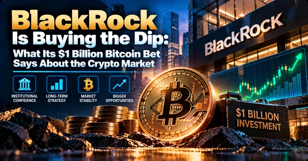 BlackRock Is Buying the Dip: What Its $1 Billion Bitcoin Bet Says About the Crypto Market