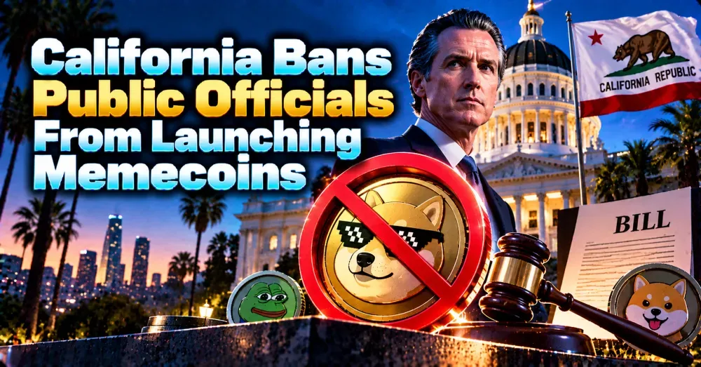 California Bans Public Officials from Launching Memecoins