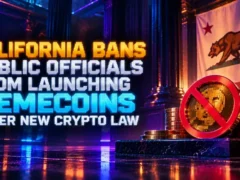 California Bans Public Officials From Launching Memecoins Under New Crypto Law