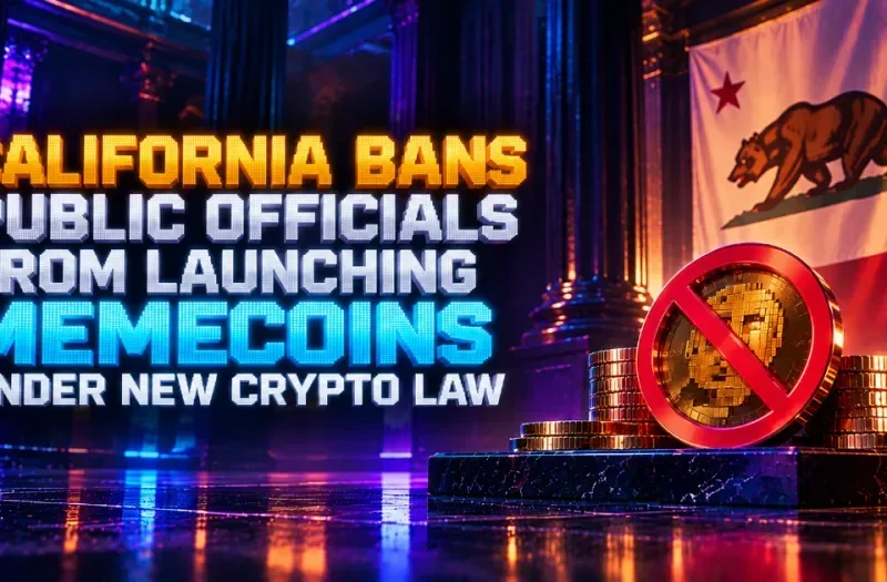 California Bans Public Officials From Launching Memecoins Under New Crypto Law