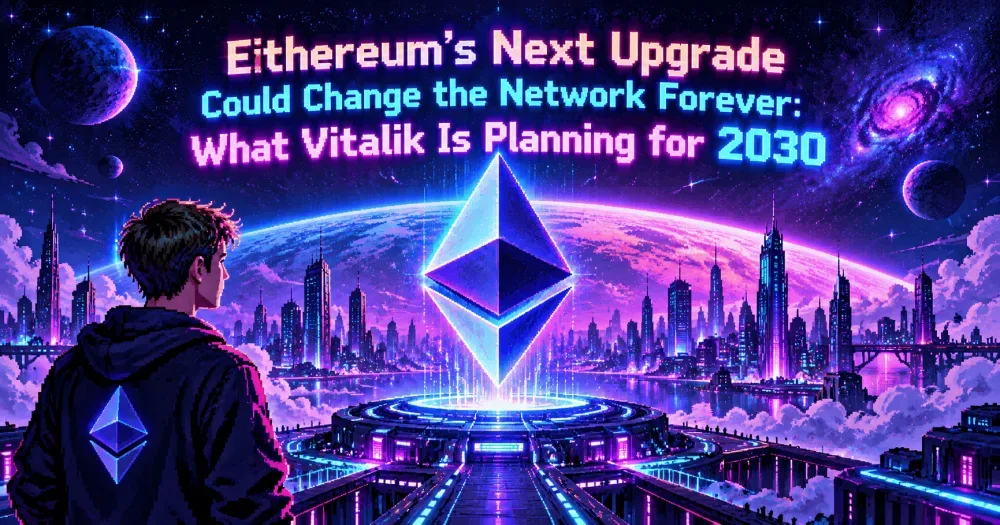 Ethereum’s Next Upgrade Could Change the Network Forever: What Vitalik Is Planning for 2030