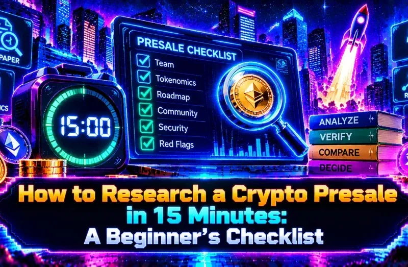 How to Research a Crypto Presale in 15 Minutes: A Beginner’s Checklist