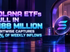 Solana ETFs Pull In $188 Million as Bitwise Captures 68% of Weekly Inflows