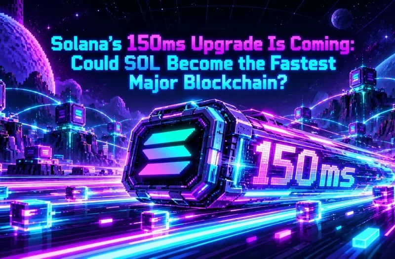 Solana’s 150ms Upgrade Is Coming: Could SOL Become the Fastest Major Blockchain?