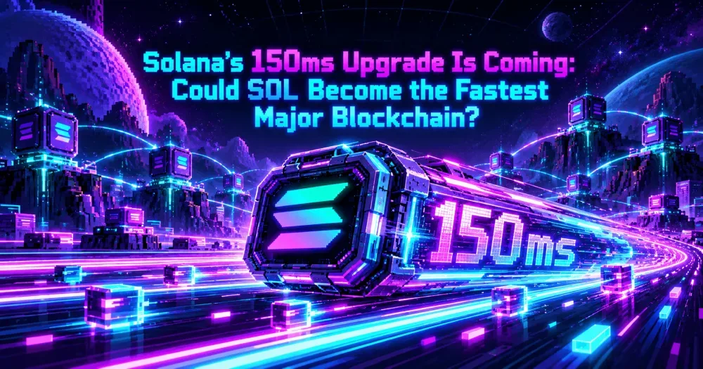Solana’s 150ms Upgrade Is Coming: Could SOL Become the Fastest Major Blockchain?