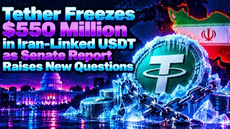 Tether Freezes $550 Million in Iran-Linked USDT as Senate Report Raises New Questions