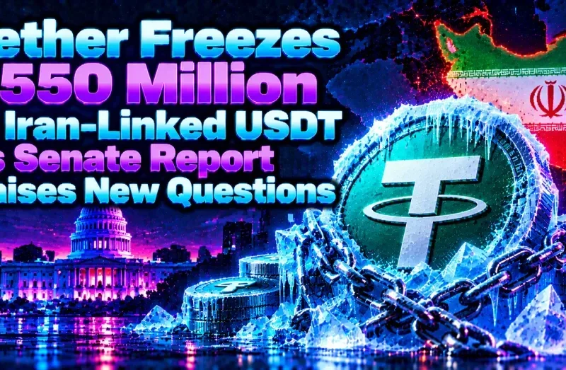 Tether Freezes $550 Million in Iran-Linked USDT as Senate Report Raises New Questions