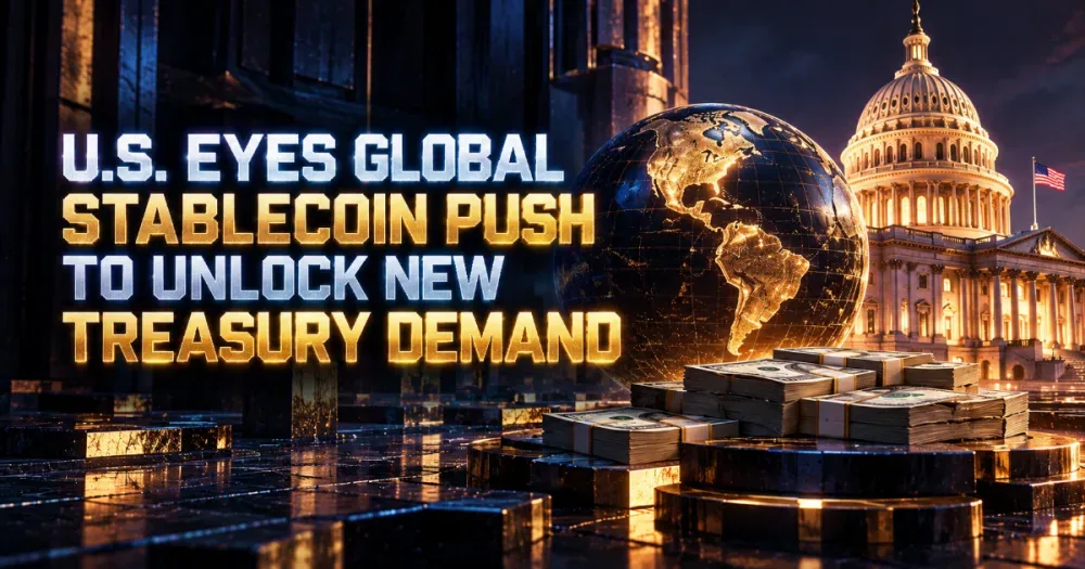 U.S. Eyes Global Stablecoin Push to Unlock New Treasury Demand