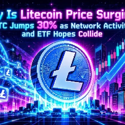 Why Is Litecoin Price Surging? LTC Jumps 30% as Network Activity and ETF Hopes Collide