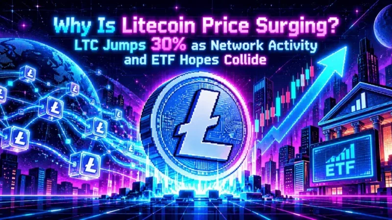 Why Is Litecoin Price Surging? LTC Jumps 30% as Network Activity and ETF Hopes Collide