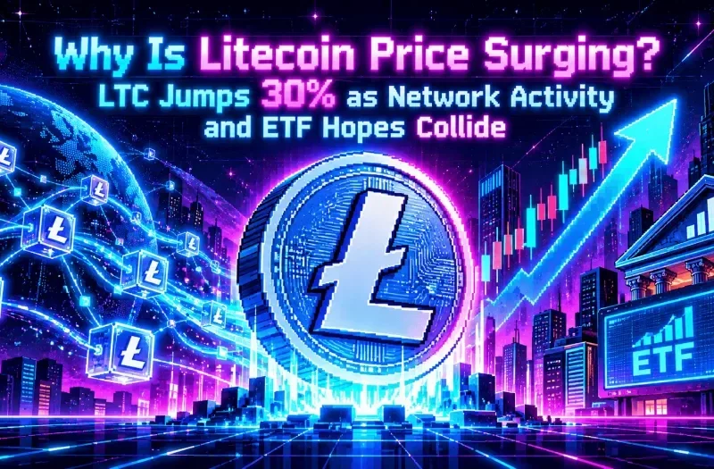 Why Is Litecoin Price Surging? LTC Jumps 30% as Network Activity and ETF Hopes Collide