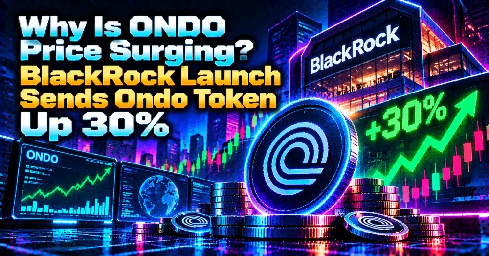 Why Is ONDO Price Surging? BlackRock Launch Sends Ondo Token Up 30%
