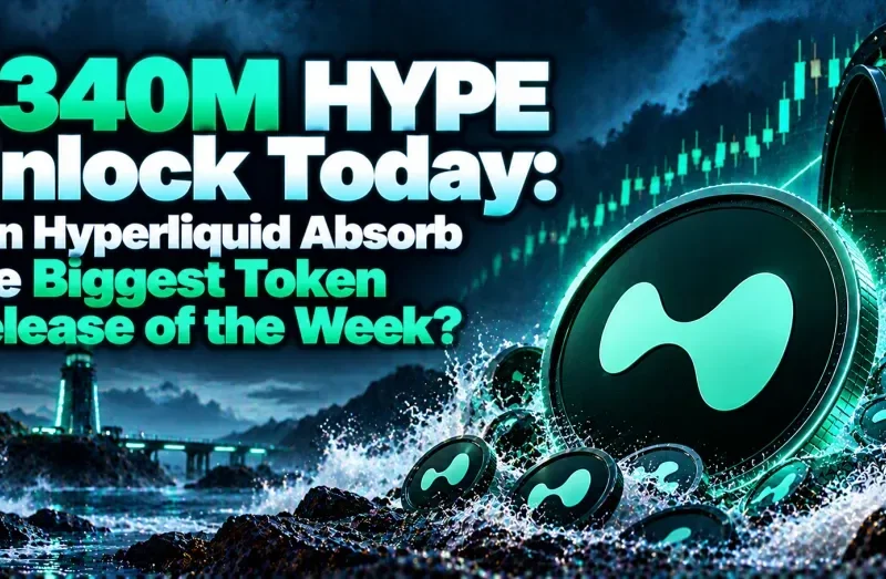 $340M HYPE Unlock Today: Can Hyperliquid Absorb the Biggest Token Release of the Week?