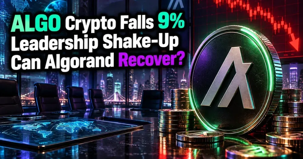 Algorand (ALGO) Price Drops 8.6% as Marketing Chief Exits Foundation