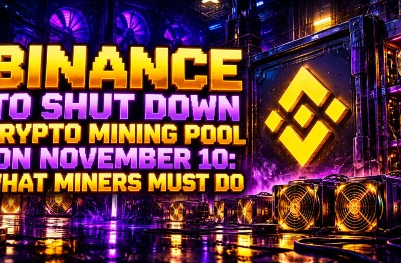 Binance to Shut Down Crypto Mining Pool on November 10: What Miners Must Do