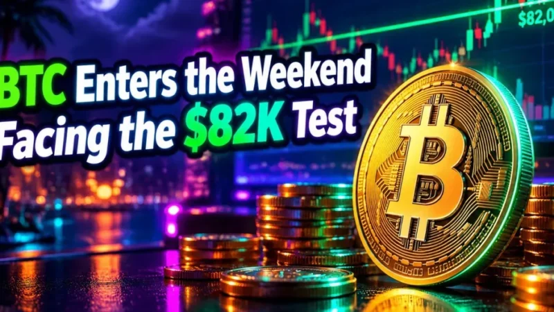 Bitcoin Tests $82,000 as BTC Price Prediction Hinges on a Weekend Reclaim