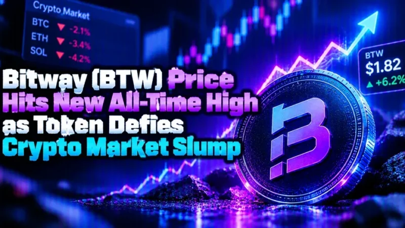Bitway (BTW) Price Hits New All-Time High as Token Defies Crypto Market Slump