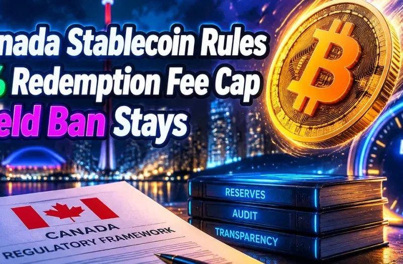 Canada Opens Stablecoin Consultation With Proposed 1% Fee Cap