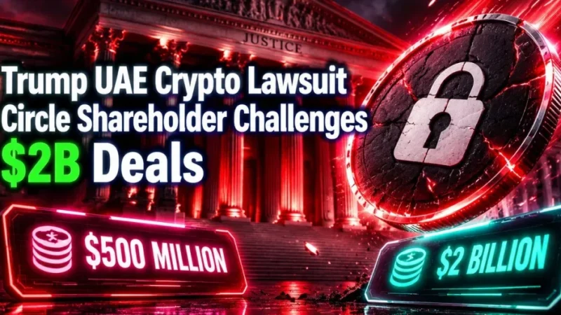 Circle Shareholder Sues Trump Over $2B UAE Crypto Deals