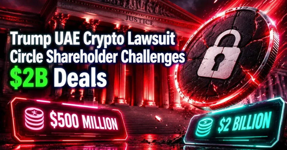 Circle Shareholder Sues Trump Over $2B UAE Crypto Deals