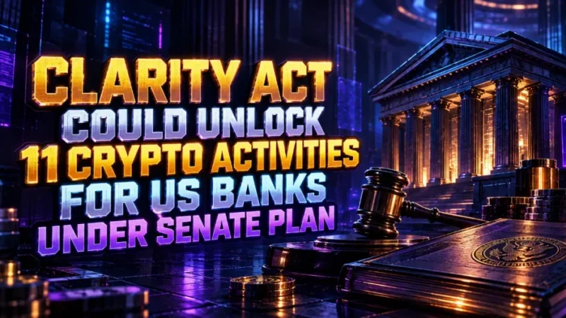 CLARITY Act Could Unlock 11 Crypto Activities for US Banks Under Senate Plan