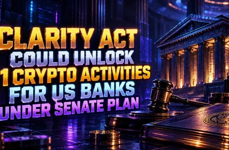 CLARITY Act Could Unlock 11 Crypto Activities for US Banks Under Senate Plan