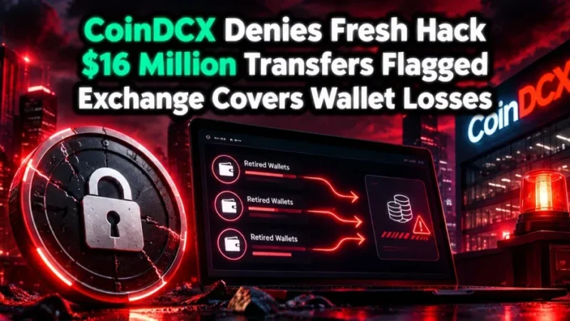 CoinDCX Denies New $16M Hack, Says It Absorbed Transfer Losses