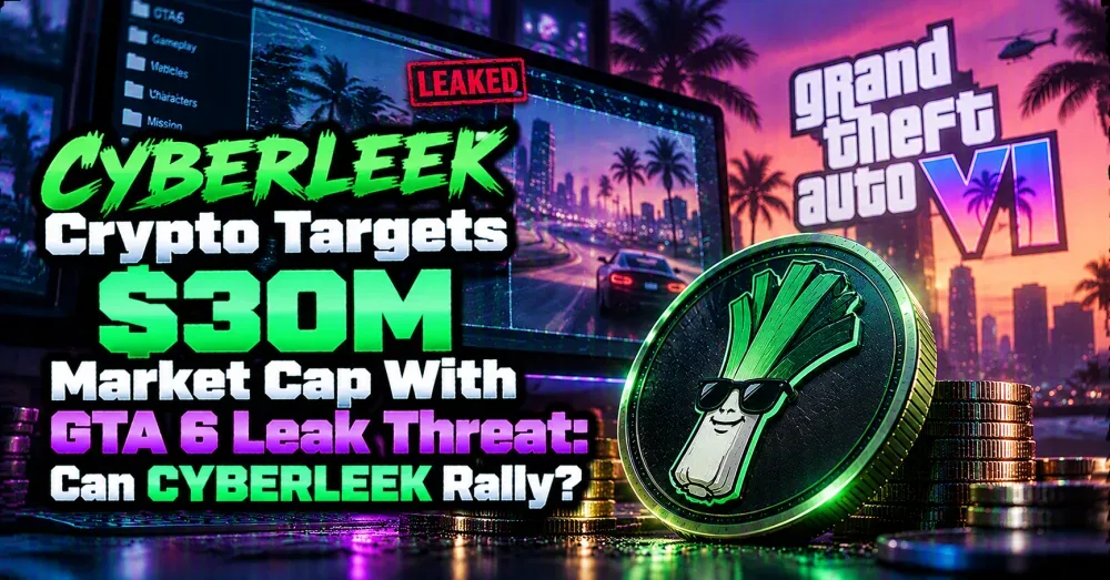 CYBERLEEK Crypto Targets $30M Market Cap With GTA 6 Leak Threat: Can CYBERLEEK Rally?