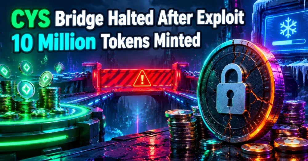 Cysic Halts Bridge After Unauthorized Mint of 10 Million CYS