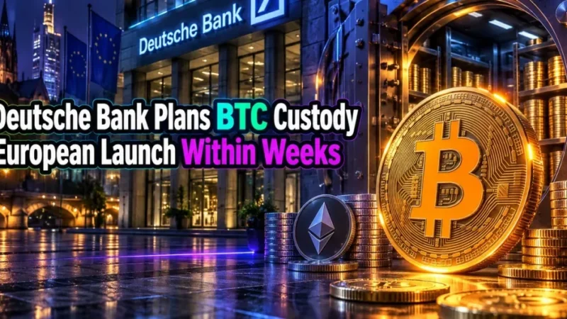 Deutsche Bank Readies Bitcoin and Ethereum Custody for Institutions