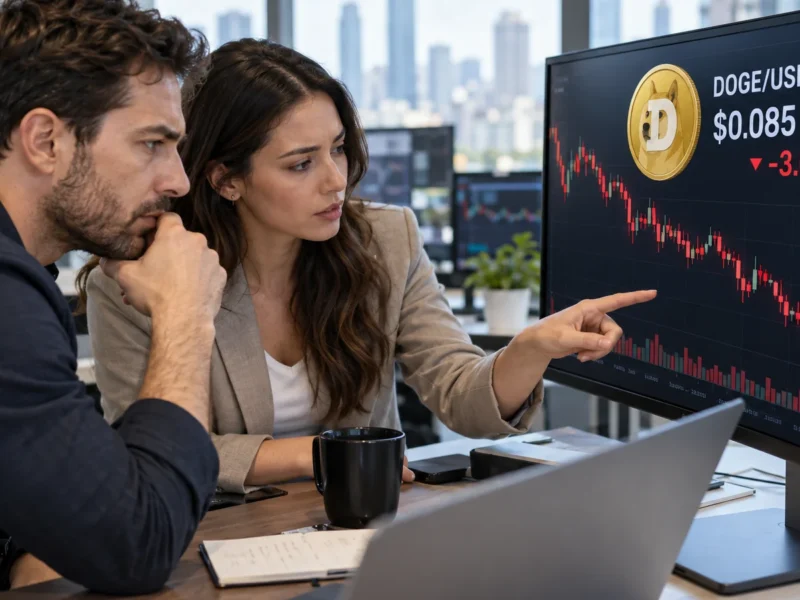 Dogecoin dips by 11% this week as whale balances shrink