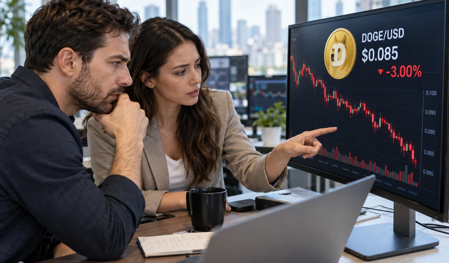Dogecoin dips by 11% this week as whale balances shrink