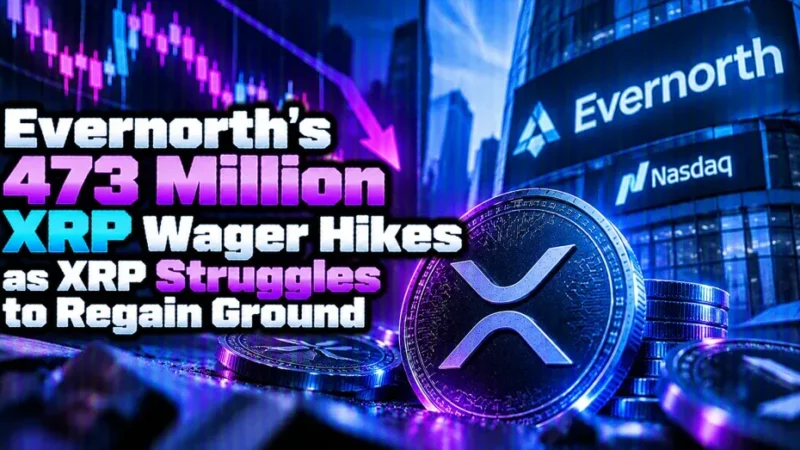 Evernorth’s 473 Million XRP Wager Hikes as XRP Struggles to Regain Ground