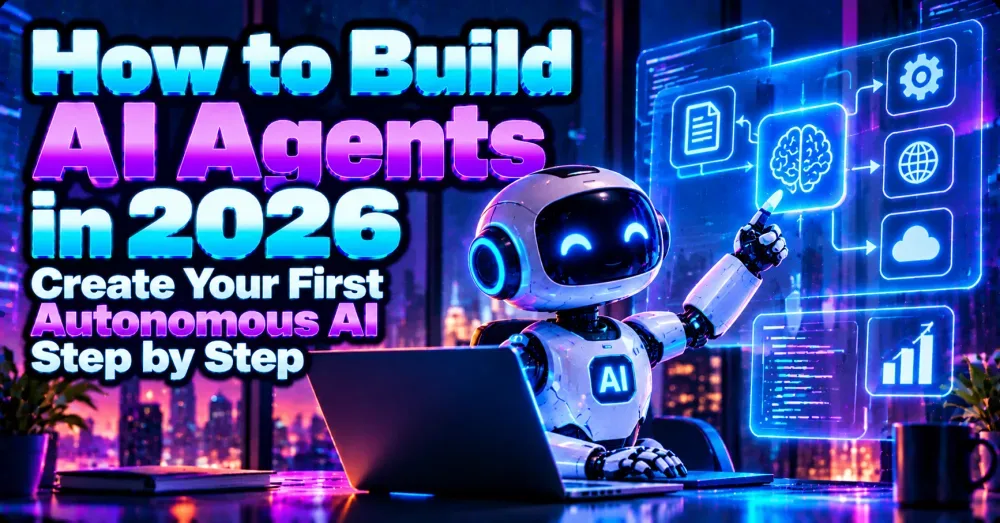 How to Build AI Agents in 2026: Create Your First Autonomous AI Step by Step