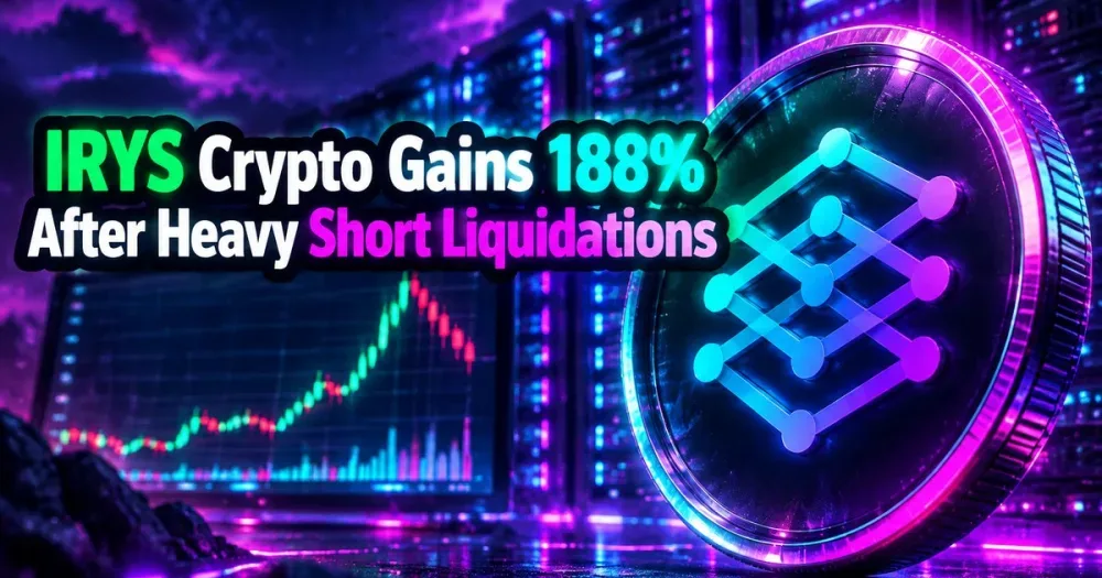 Irys (IRYS) Gains 188% as Short Liquidations Reach $21M