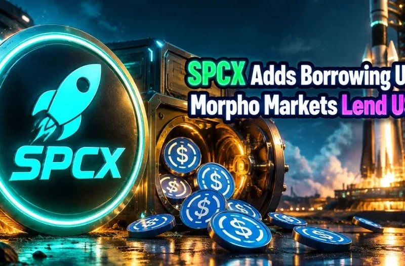 Morpho Opens USDG Borrowing Against Robinhood’s SPCX Token