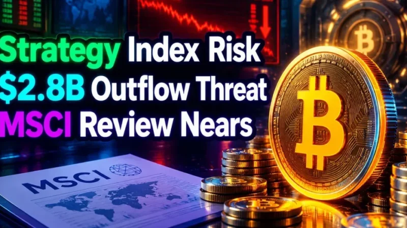 MSCI Advances Rules That Put Strategy at Risk of $2.8B in Outflows