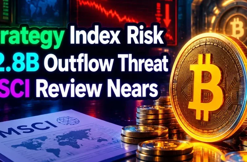 MSCI Advances Rules That Put Strategy at Risk of $2.8B in Outflows