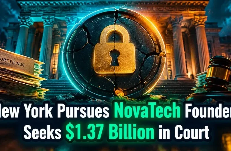 New York Seeks $1.4B From NovaTech Founders After Default Judgment