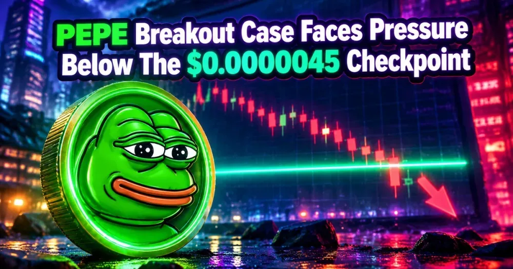 Pepe (PEPE): 9% Slide Puts Lower Support Zone in Focus
