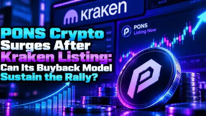PONS Crypto Surges After Kraken Listing: Can Its Buyback Model Sustain the Rally?