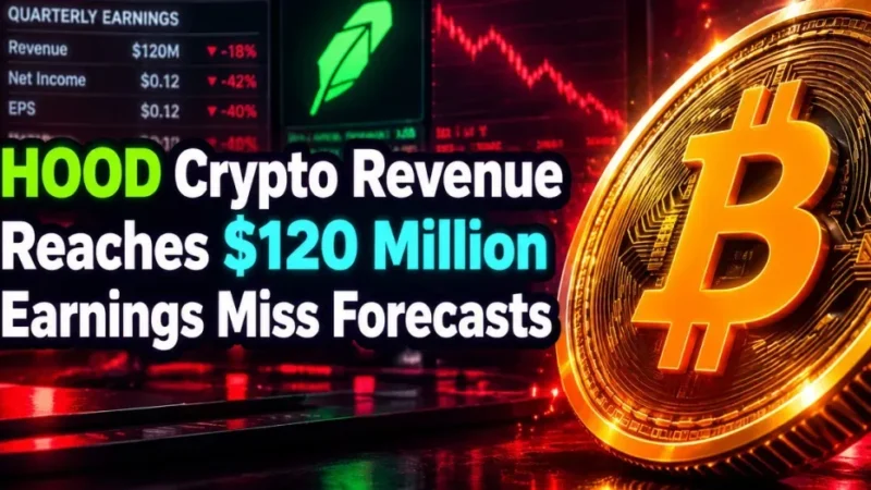 Robinhood Crypto Revenue Falls 55% to $120M but Beats Forecasts