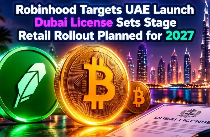 Robinhood Targets 2027 UAE Launch With Dubai Retail Crypto License