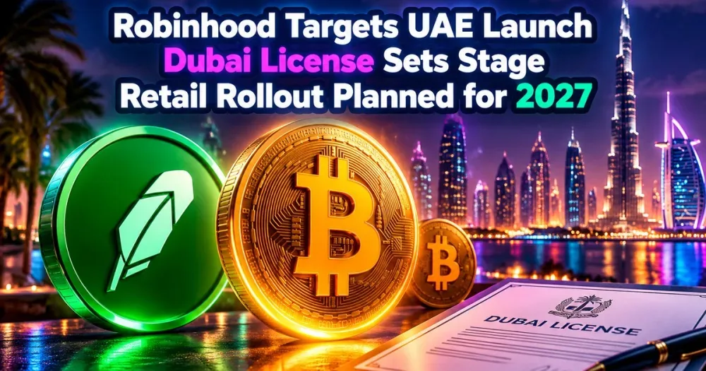 Robinhood Targets 2027 UAE Launch With Dubai Retail Crypto License